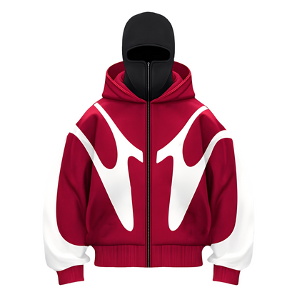 Patrick - Stylowy hoodie z kominiarką dla mężczyzn