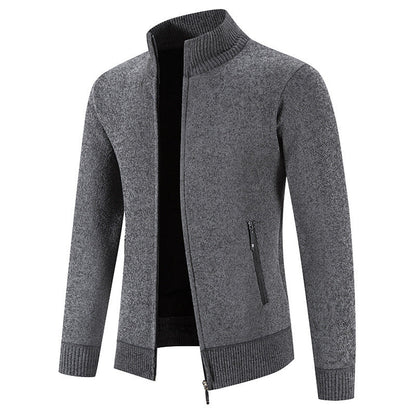 Dwayne - Elegancki, miękki polarowy sweterek dla mężczyzn