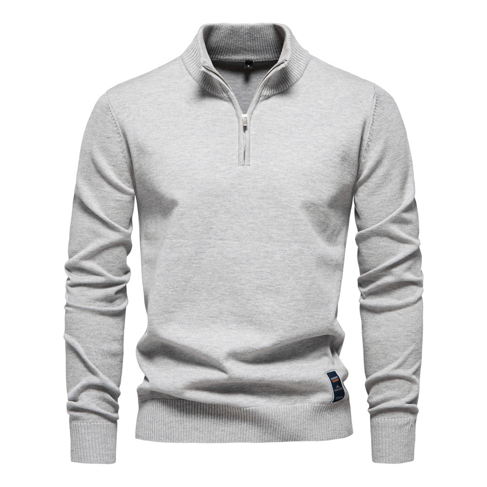 Caelum - Caual Slim-Fit-Sweter dla mężczyzn