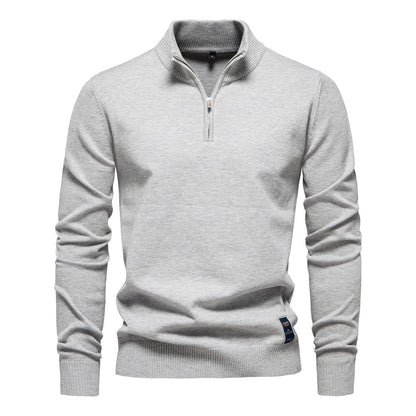 Caelum - Caual Slim-Fit-Sweter dla mężczyzn