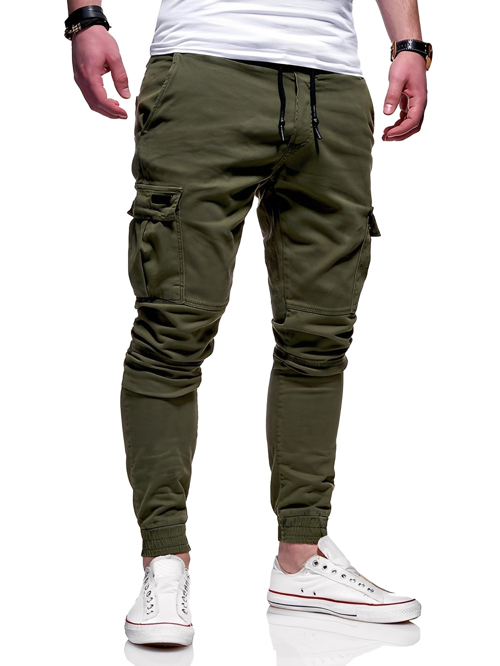Fernand - Męskie spodnie cargo do joggingu