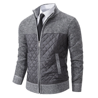 Denton - Stylowa, ciepła Jacquard-Twill-kurtka dla mężczyzn