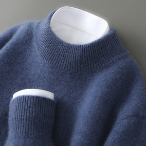 Wayne - Retro-sweter z grubego kaszmiru dla mężczyzn