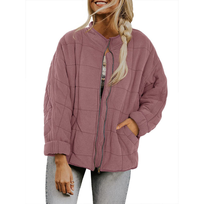 Jordana - Oversized-kurtka puchowa z kieszeniami dla kobiet