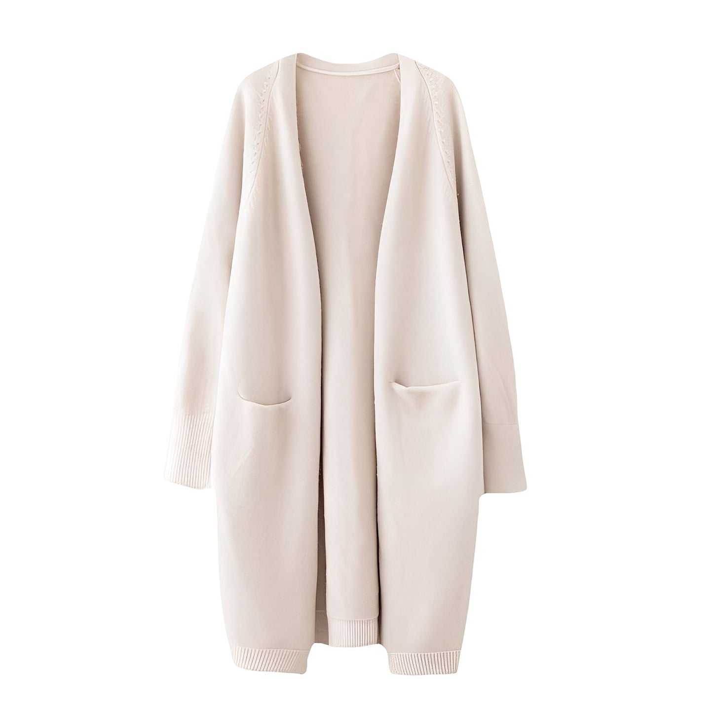 Claudie - Damski, klasyczny, długi kardigan