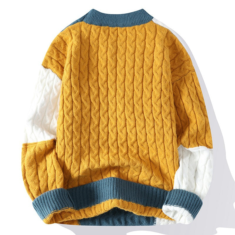 Greg - Stylowy sweter z okrągłym dekoltem dla mężczyzn