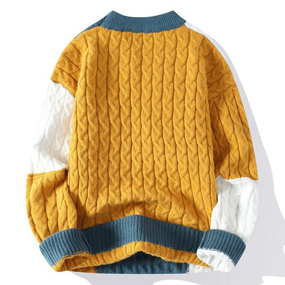 Greg - Stylowy sweter z okrągłym dekoltem dla mężczyzn