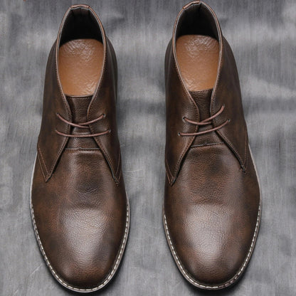Klasyczne skórzane buty męskie