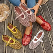 Damskie buty Mary Jane z siateczki do codziennych stylizacji