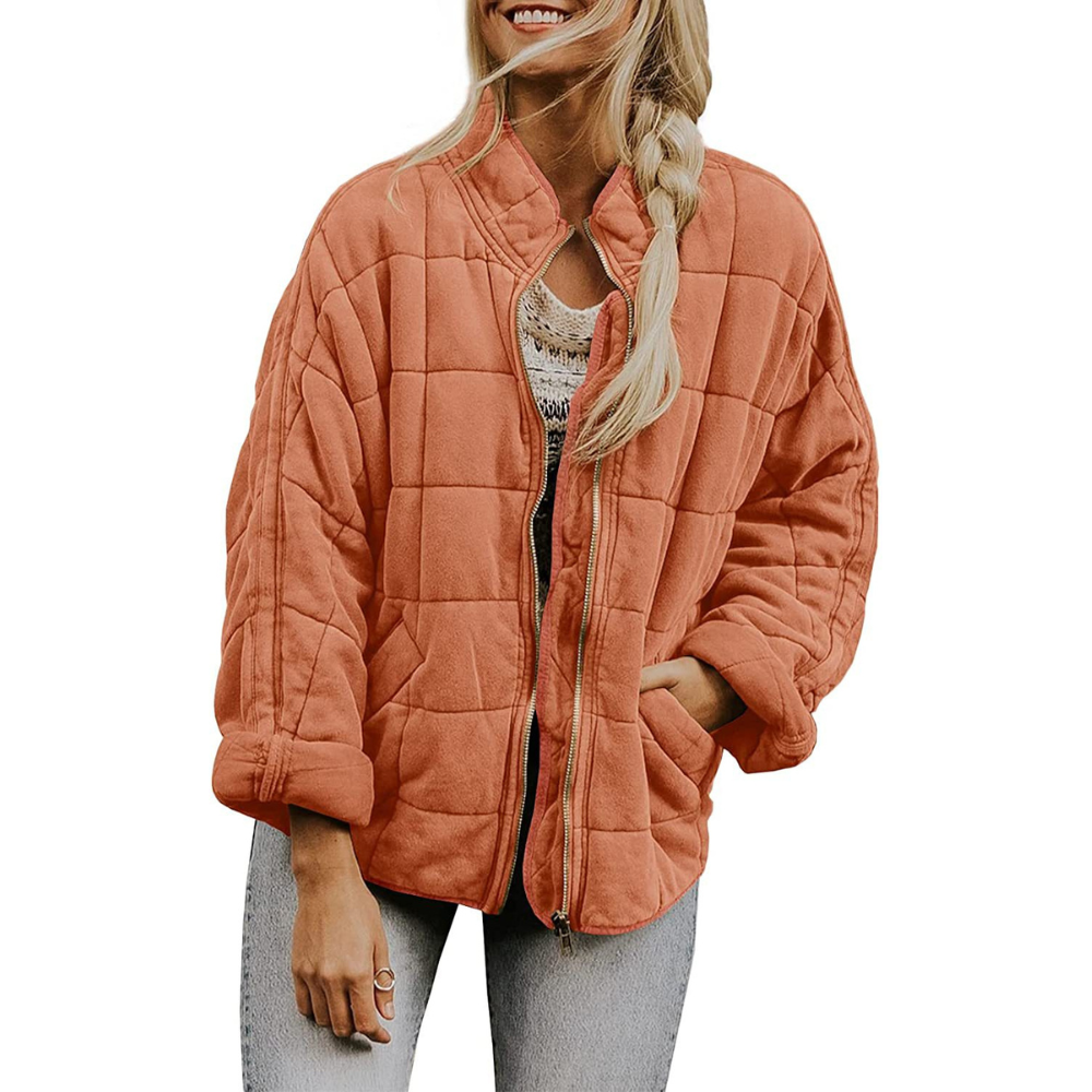 Jordana - Oversized-kurtka puchowa z kieszeniami dla kobiet