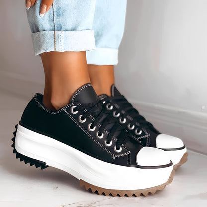 Caitlyn - Stylowe buty z grubą podeszwą dla kobiet