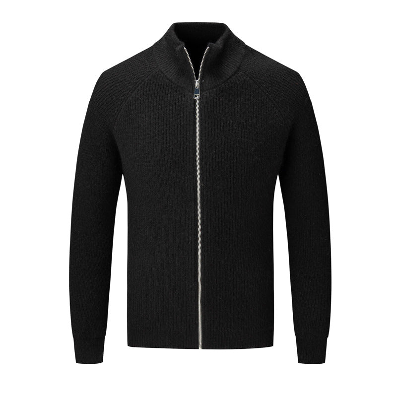 Bryan - Stylowy sweter z zamkiem dla mężczyzn