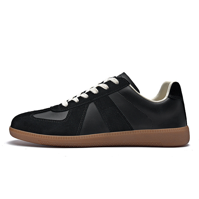 Gino - Klasyczne miękkie sneakersy z grubymi podeszwami dla mężczyzn