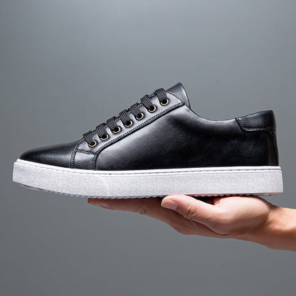 Daniel - Luźny sneaker z szczotkowanej skóry dla mężczyzn