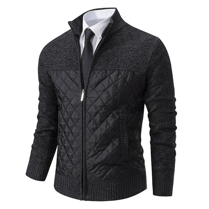 Denton - Stylowa, ciepła Jacquard-Twill-kurtka dla mężczyzn