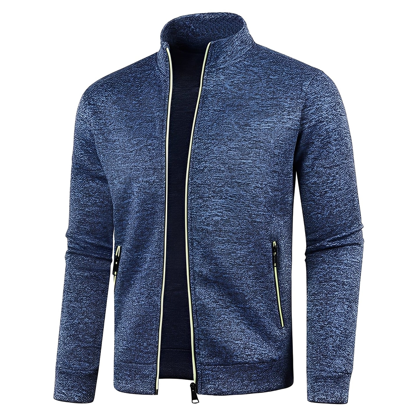 Clayton - Swobodny polarowy sweter z zamkiem dla mężczyzn