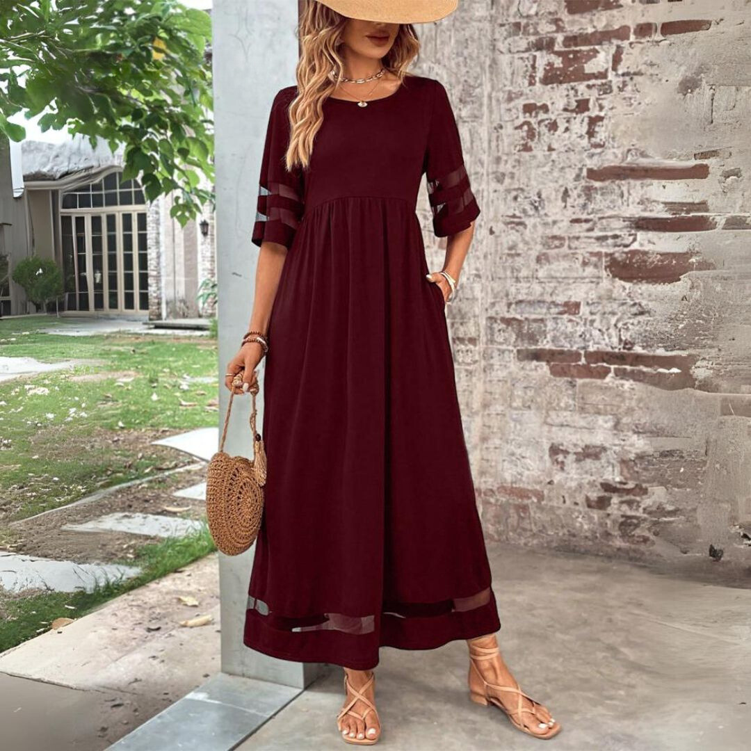 Amandine – Sukienka elegancka, z efektem ukrycia brzucha