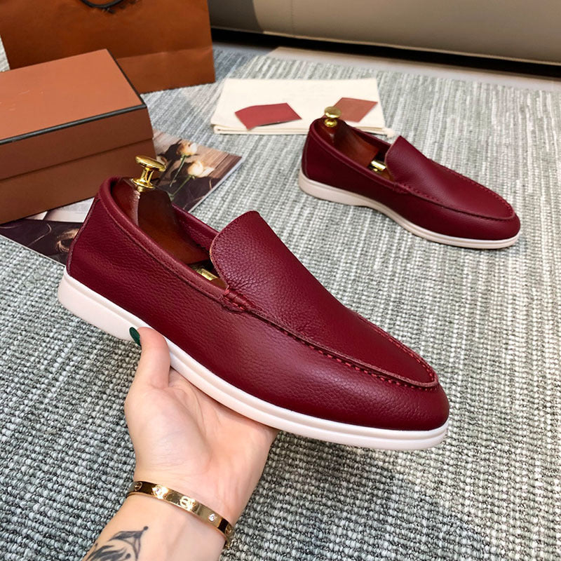 Dexter - Swobodne płaskie skórzane buty dla mężczyzn