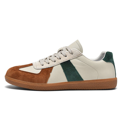 Irene - Stylowe sneakersy ze skóry i canvasu dla kobiet
