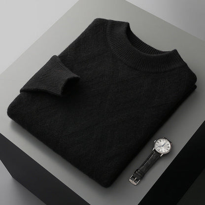 Millard - Stylowy gruby sweter wełniany dla mężczyzn