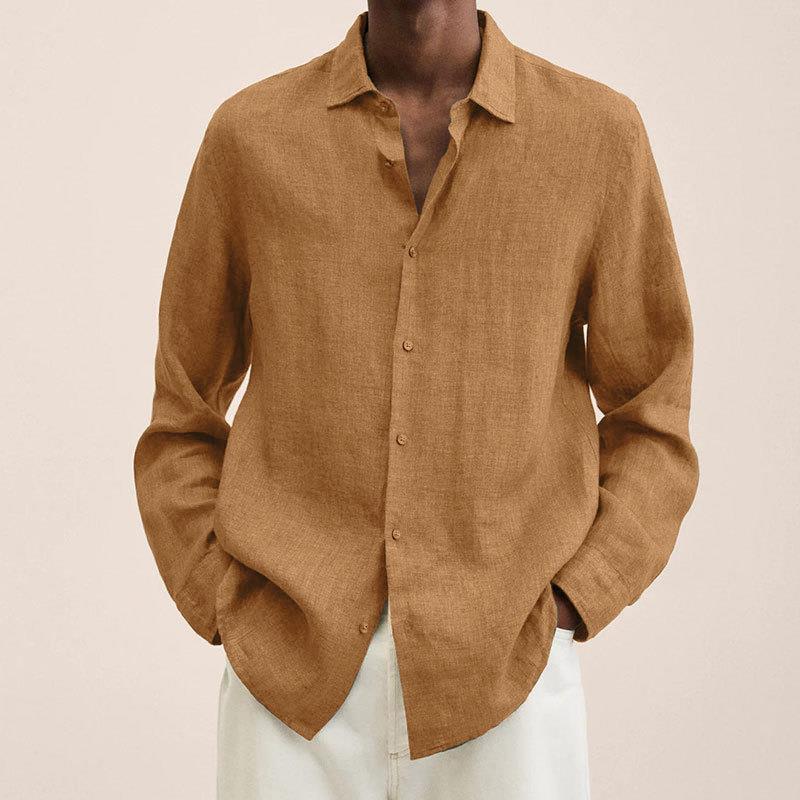 Męska oversize lekka oddychająca koszula flanelowa
