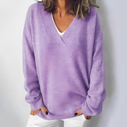 Aradine - Sweter oversize elegancki dla kobiet