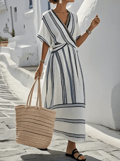 Sukienka Letnia Santorini - Lekka Zwiewna Sukienka Na Lato