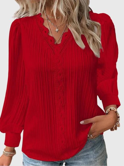 Elegancka damska bluza typu pulower