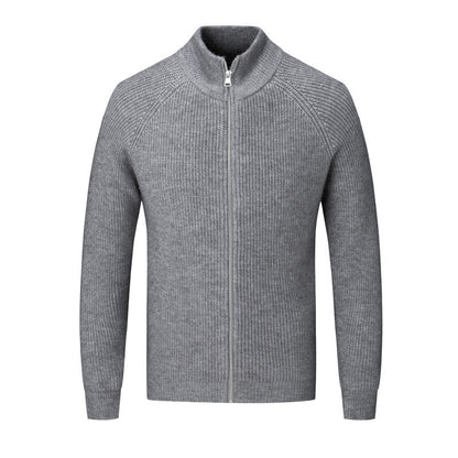 Bryan - Stylowy sweter z zamkiem dla mężczyzn