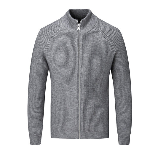 Bryan - Stylowy sweter z zamkiem dla mężczyzn