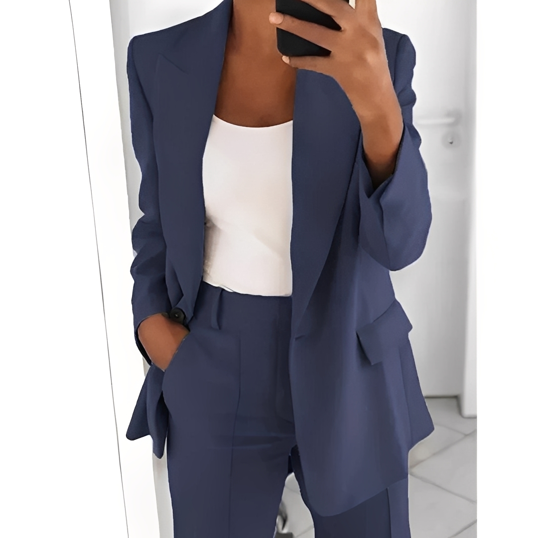 Alexes - Blazer i eleganckie spodnie dla kobiet zestaw