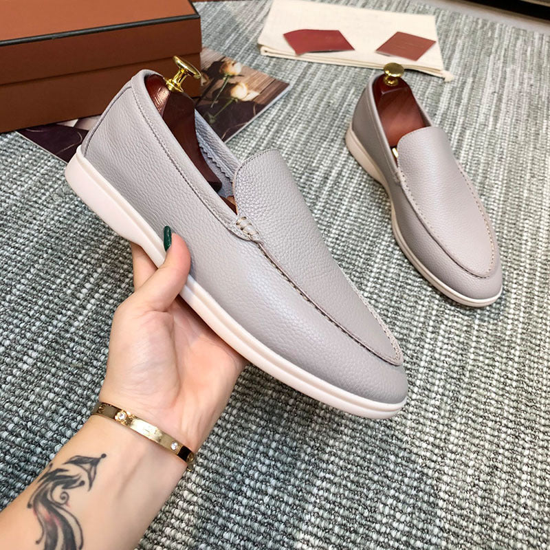 Dexter - Swobodne płaskie skórzane buty dla mężczyzn