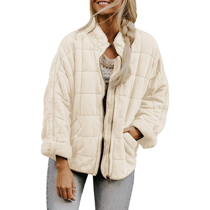 Jordana - Oversized-kurtka puchowa z kieszeniami dla kobiet