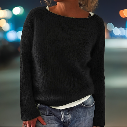 Abeeha - Sweter oversize w kolorze jodły dla kobiet