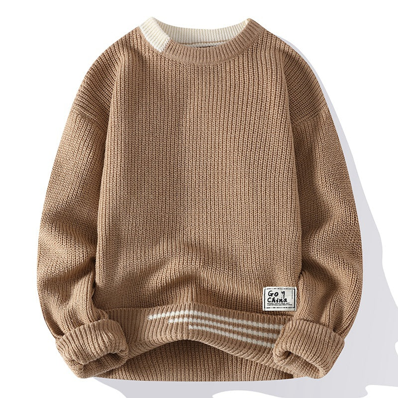 Arthur - Nowoczesny sweter z okrągłym dekoltem dla mężczyzn