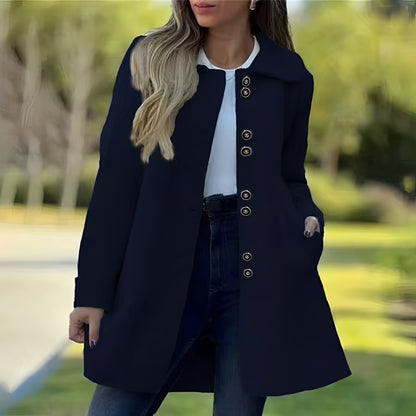 Amelia - Modna, elegancka Fleece-kardigan dla kobiet