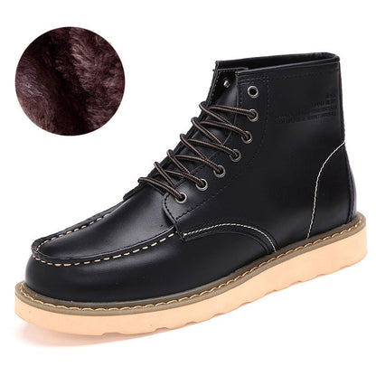 Ralf - Stylowe buty z sztucznym futrem dla mężczyzn