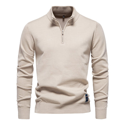 Caelum - Caual Slim-Fit-Sweter dla mężczyzn