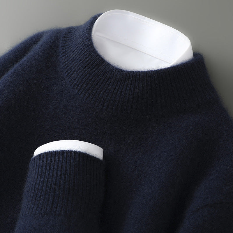 Wayne - Retro-sweter z grubego kaszmiru dla mężczyzn