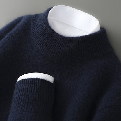Wayne - Retro-sweter z grubego kaszmiru dla mężczyzn