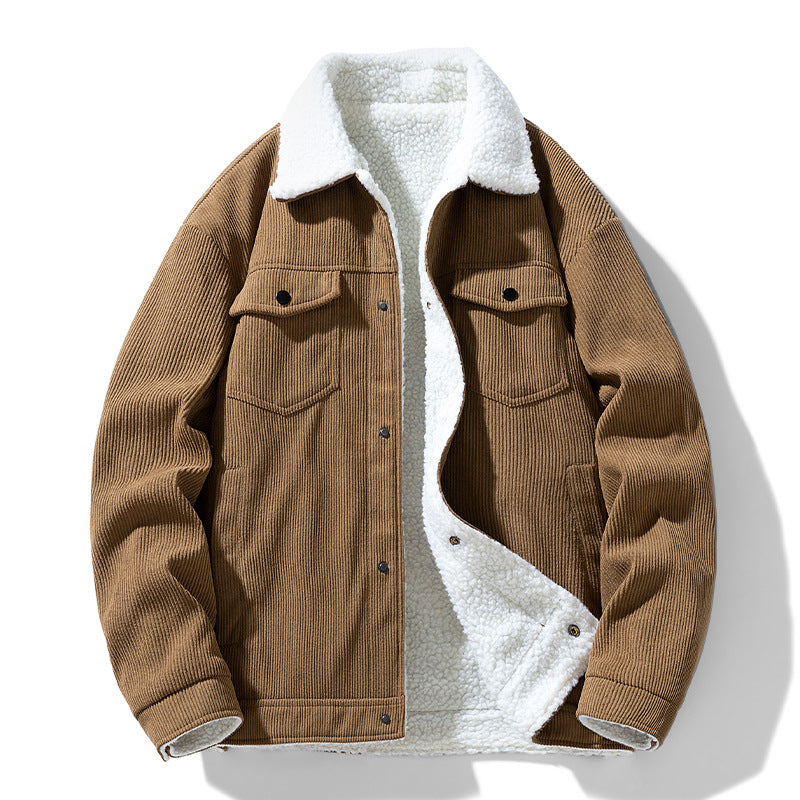 Bernard - Nowoczesna, z futrem polarowym Ordnance-kurtka dla mężczyzn
