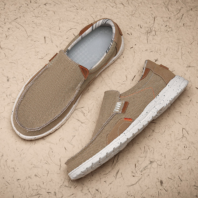 Maxwell - Stylowe, lekkie canvas-slipper dla mężczyzn