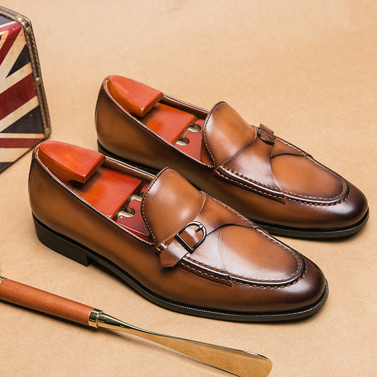 Bradley - Stylowe formalne skórzane buty dla mężczyzn