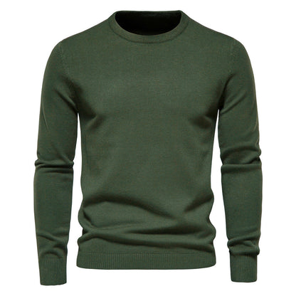 Louis - Prosty, gruby dzianinowy sweter dla mężczyzn