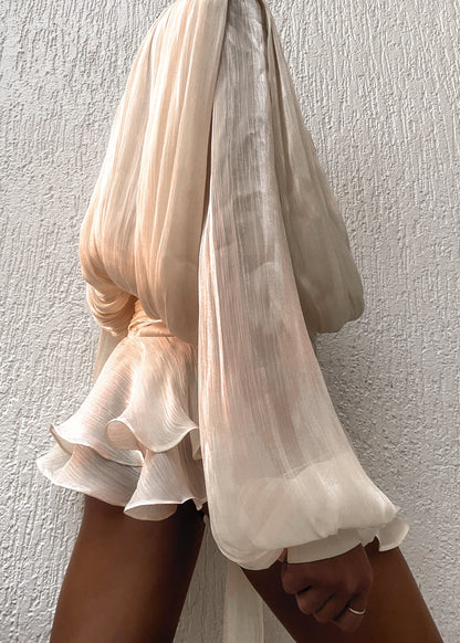 Sukienka Champagne Satin Estelle