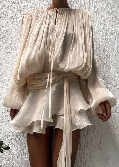 Sukienka Champagne Satin Estelle