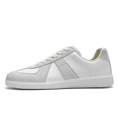 Gino - Klasyczne miękkie sneakersy z grubymi podeszwami dla mężczyzn