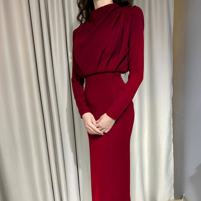Jamie - Elegancka sukienka z długim rękawem dla kobiet