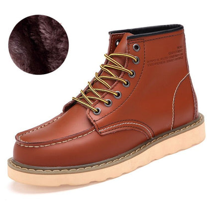 Ralf - Stylowe buty z sztucznym futrem dla mężczyzn