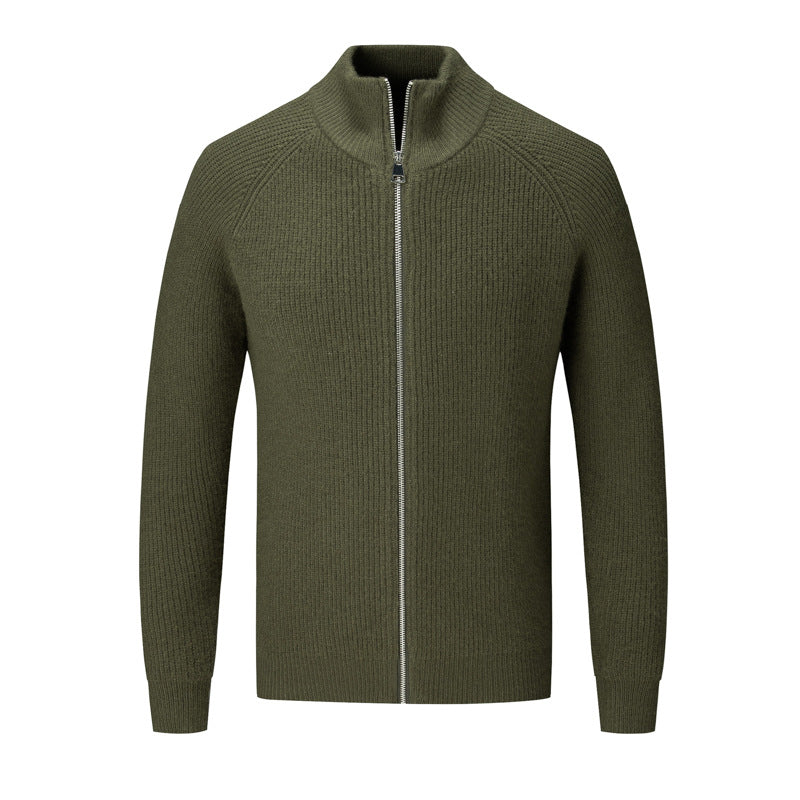 Bryan - Stylowy sweter z zamkiem dla mężczyzn